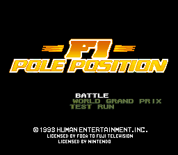 F1 Pole Position screenshot 4 for Super Nintendo